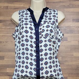 Oliveā& OakĀ Sleeveless Blouse Size XS Made in the USAāšŗšø